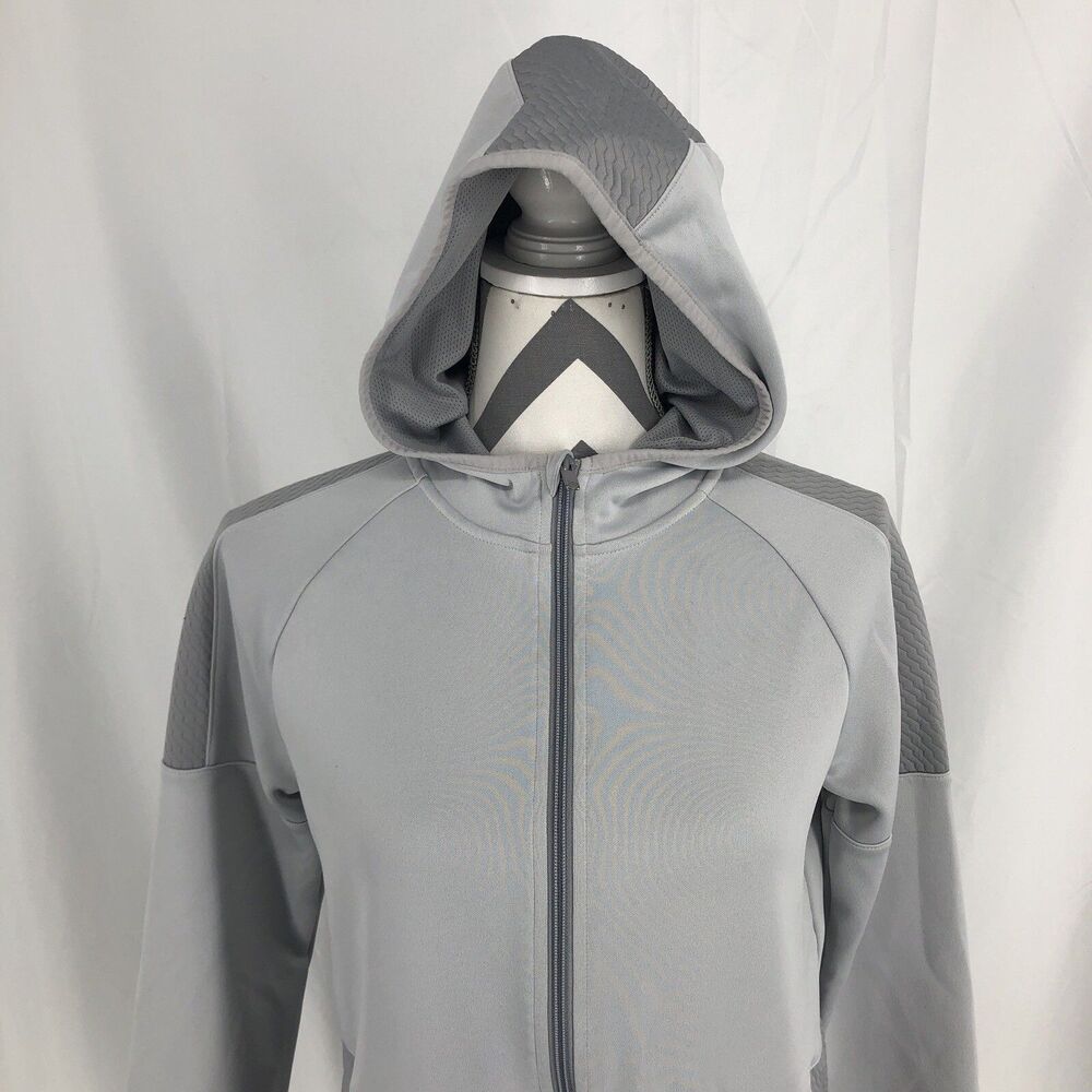 All In Motion Activewear Gray Full Zip Running Hoodie Large (12/14)
